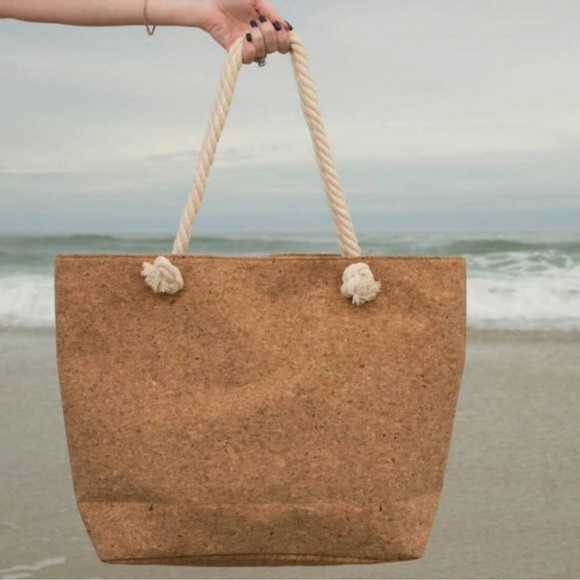 Cork Beach Tote Bag - Picture 2 of 2